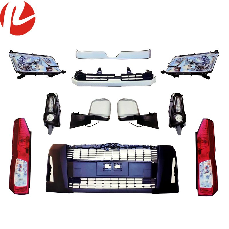 Thai Thailand Hiace Van Mini Bus 2019 Front Face Body Kit Bumper Grille Head Light Tail Rear Strip